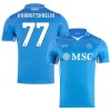 Camiseta de fútbol SSC Napoli Kvaratskhelia 77 Primera Equipación 2024-25 - Hombre